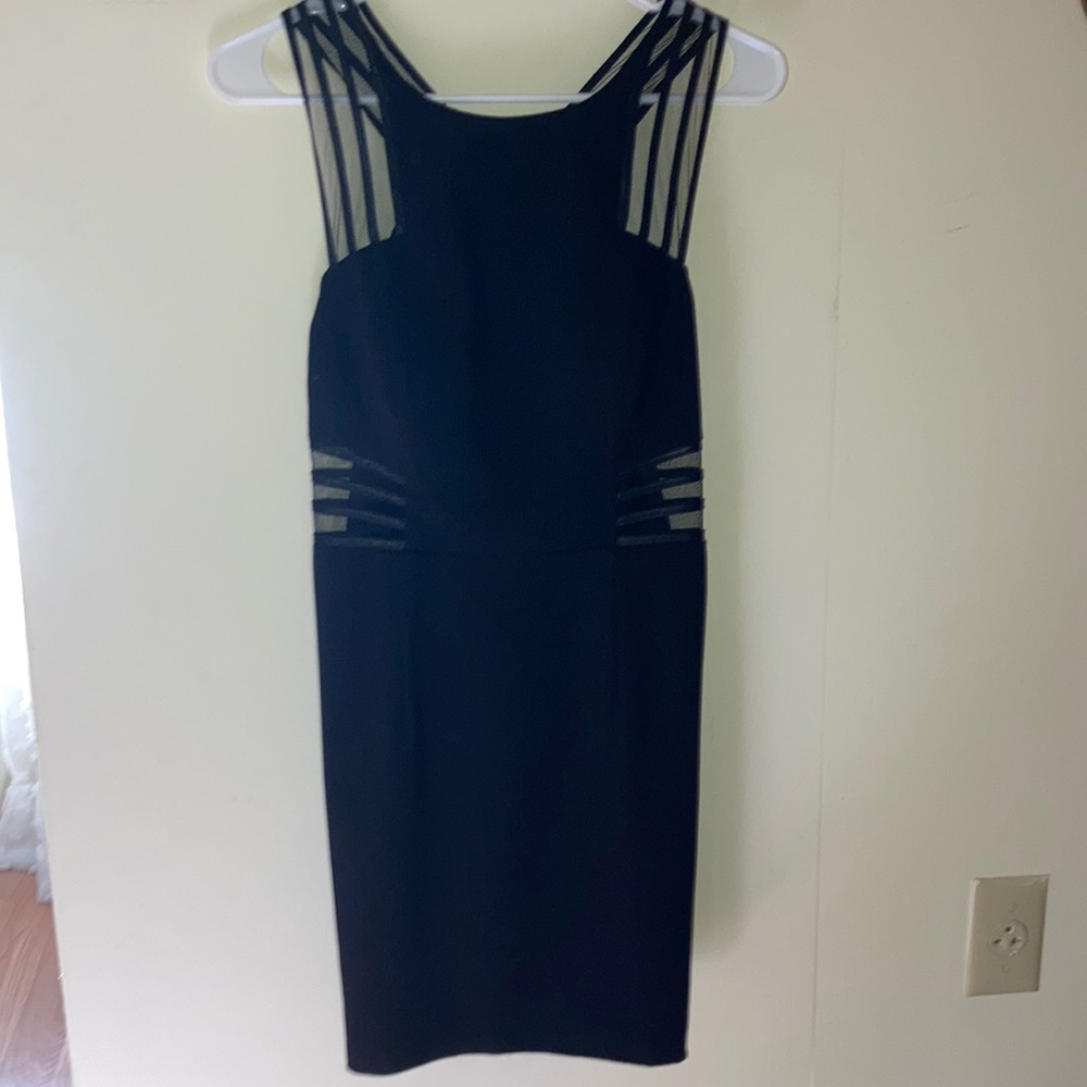 Black mini cocktail dress